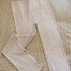 Fabletics Gray Pajama Pants with Side Stripe